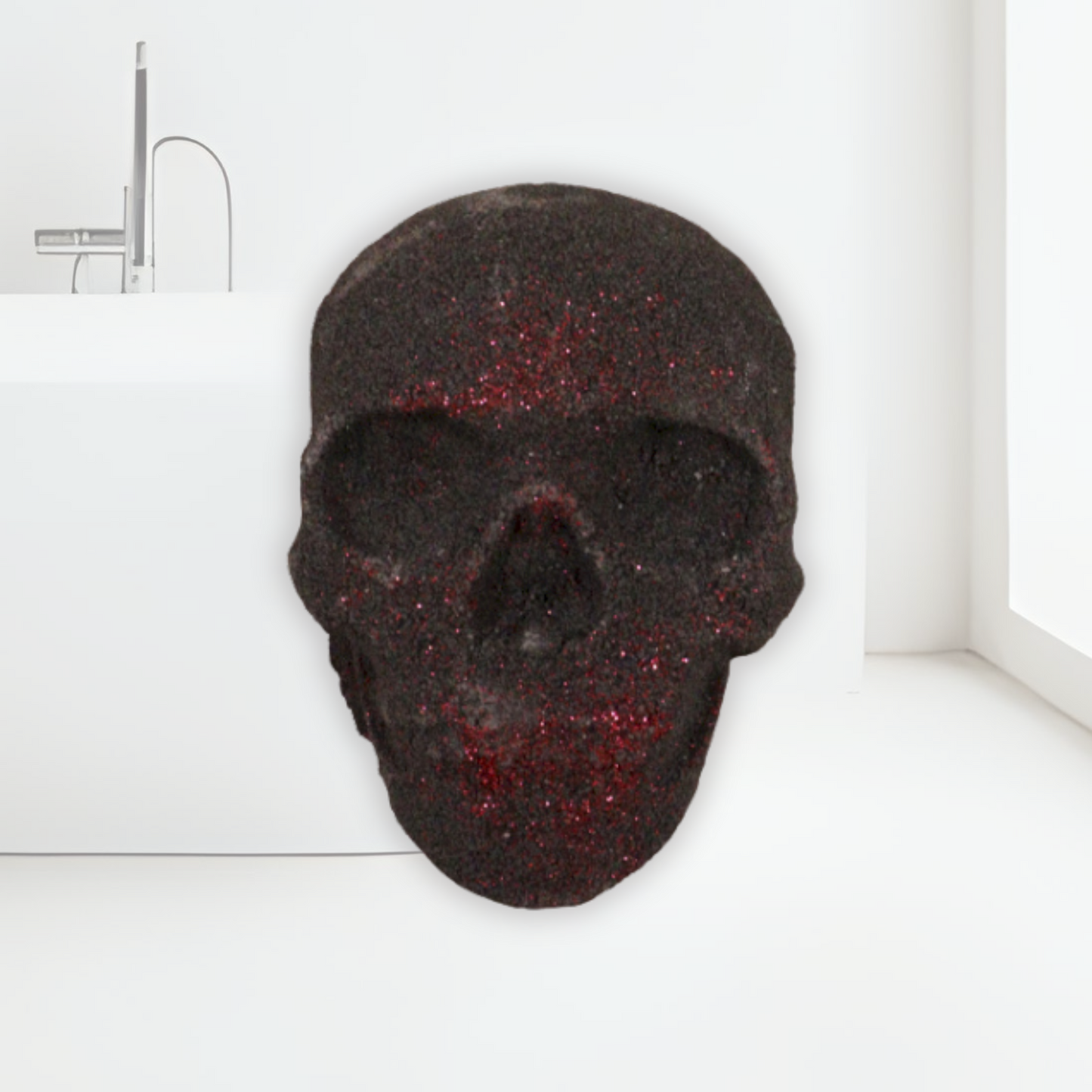Skull Bath Bomb - Darkness Black