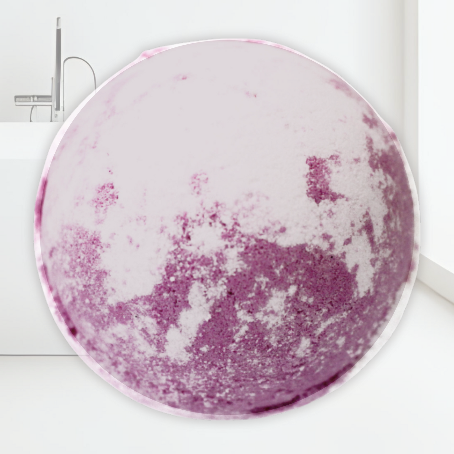 Jumbo Shea Butter Bath Bomb - Raspberry & Black Pepper