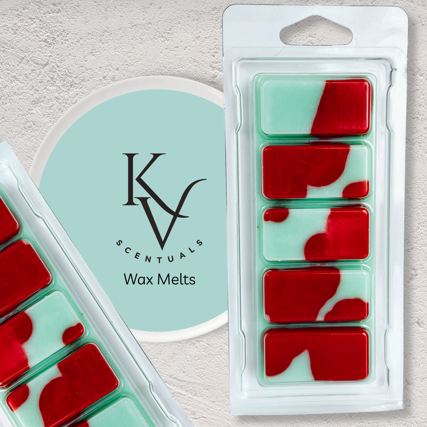 Raspberry & Mint Wax Melt Snap Bar