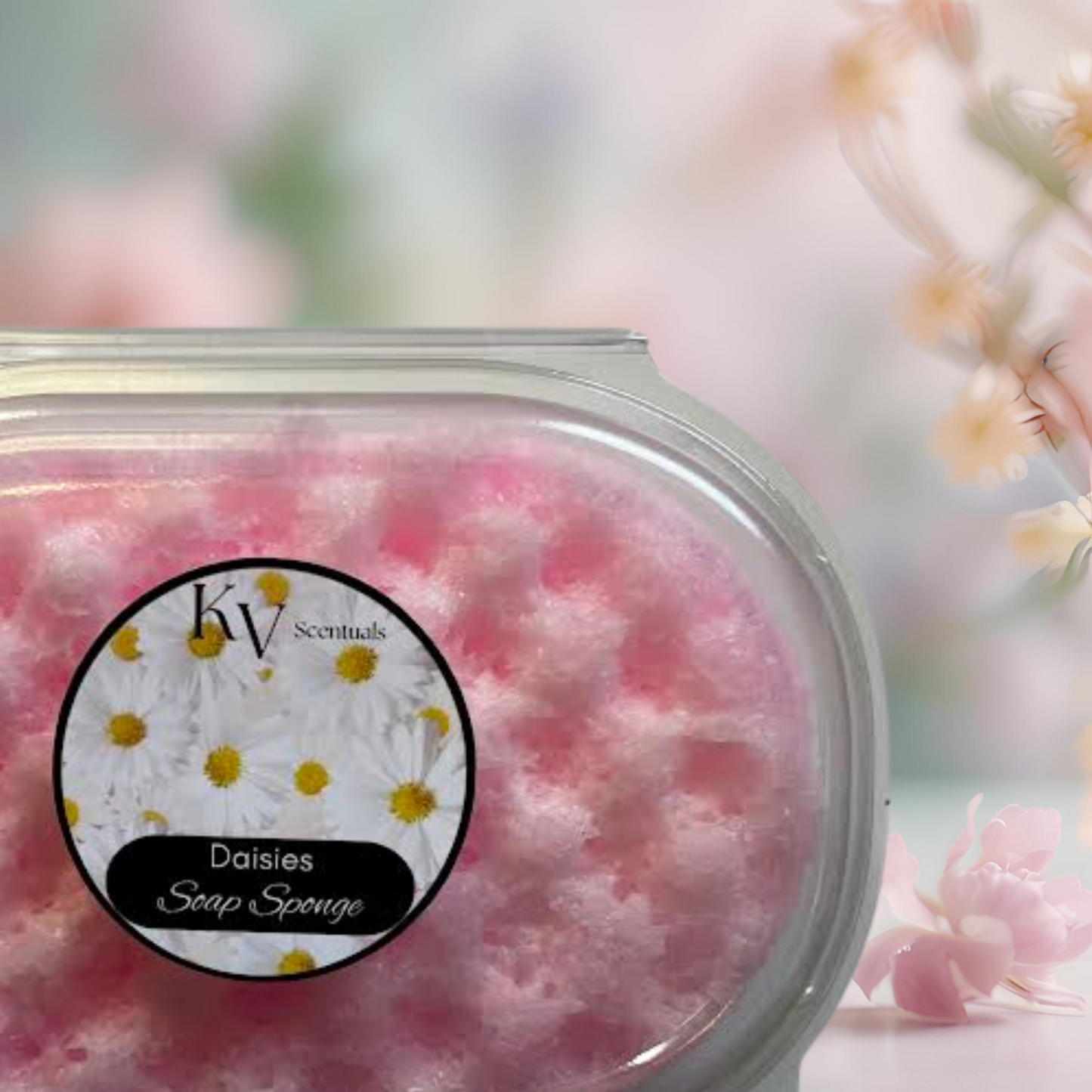 Daisies Exfoliating Soap Sponge