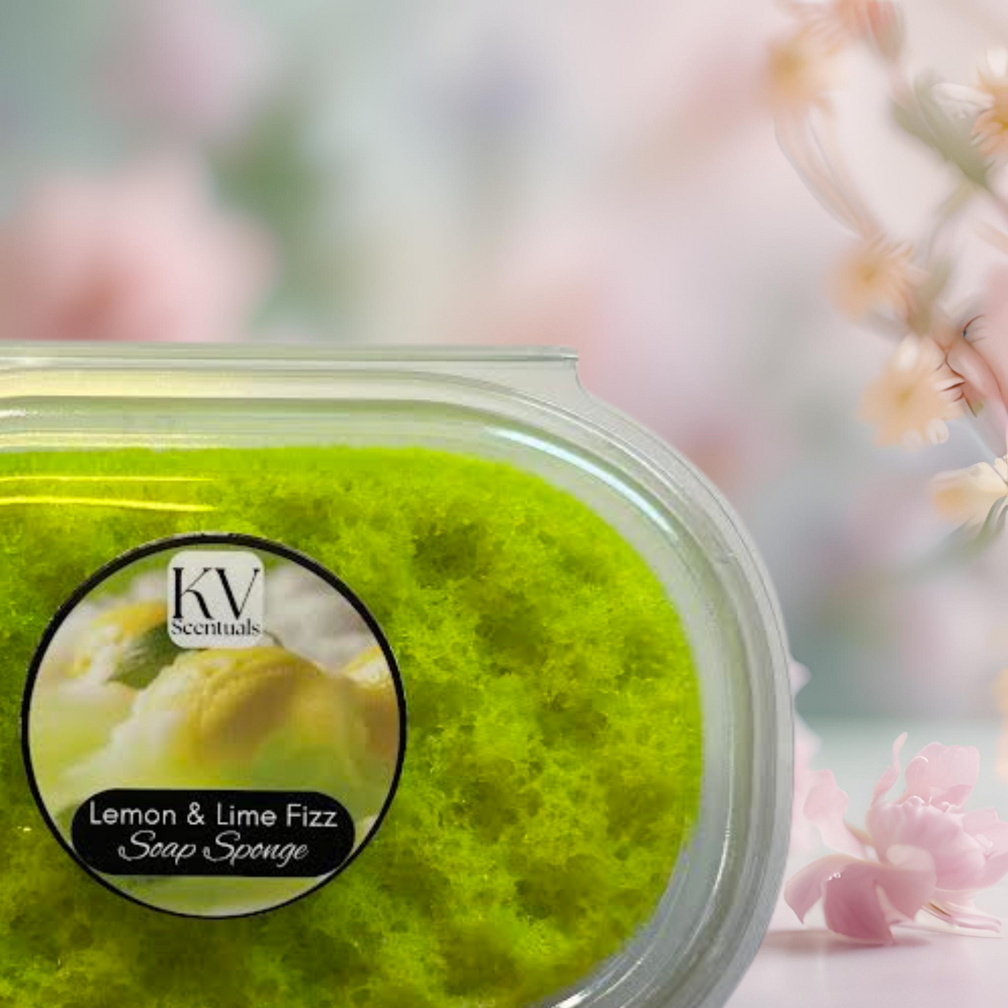 Lemon & Lime Fizz Exfoliating Soap Sponge