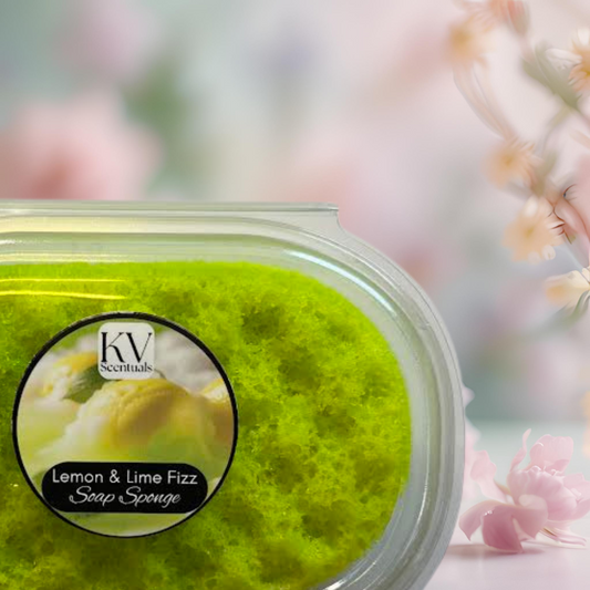 Lemon & Lime Fizz Exfoliating Soap Sponge