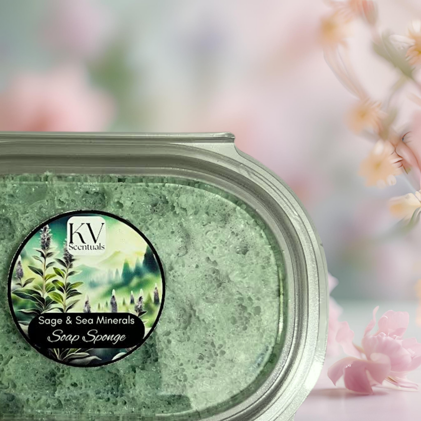 Sage & Sea Minerals Exfoliating Soap Sponge