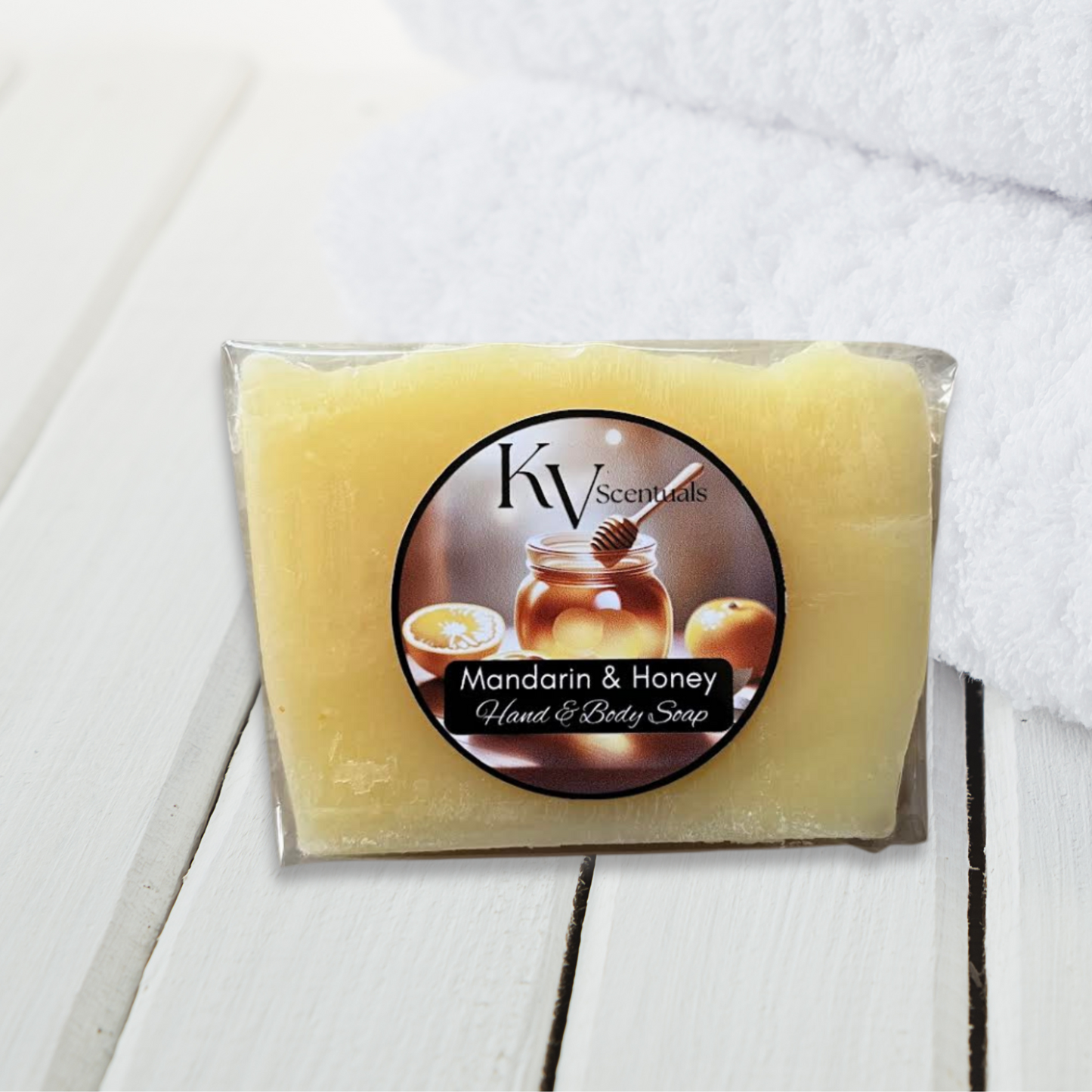 Mandarin & Honey Hand & Body Soap Bar